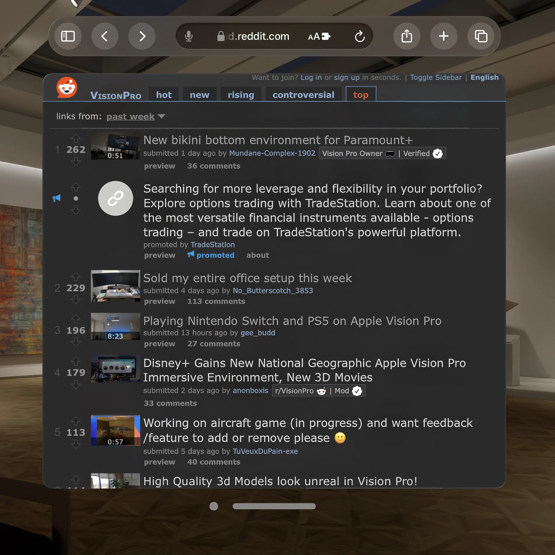 Shifted enhanced Old Reddit interface